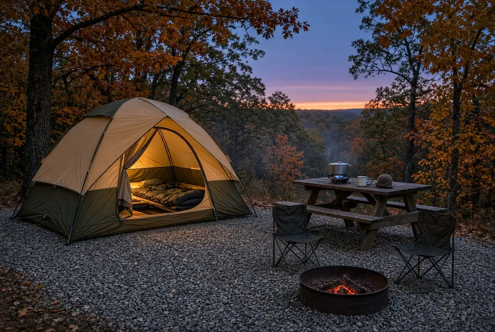 Fall Camping in the Midwest: How to Stay Warm When Nights Drop Fast