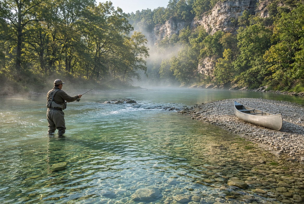 Fishing Missouri Rivers: Smallmouth, Trout, and Catfish on Moving Water