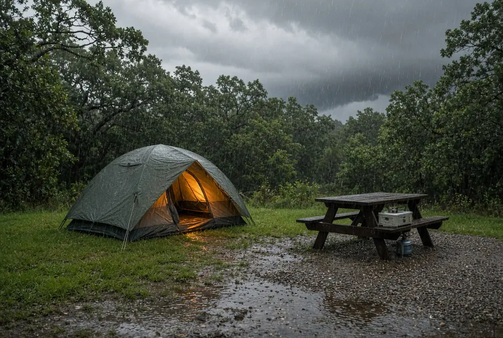 Camping in the Rain: How to Stay Dry When a Midwest Storm Hits Camp