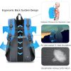 iNova 36L Outdoor Daypack, Waterproof Nylon, Blue