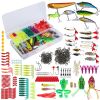 LakeForest 375 Piece Fishing Lure and Tackle Box Kit