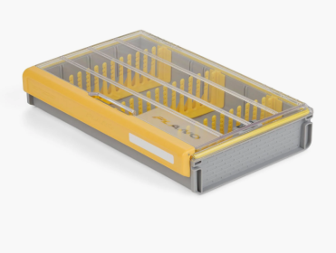 Plano EDGE 3700 Spinner Bait Box Grey/Yellow