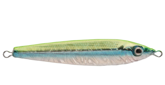 P-Line Laser Minnow 2oz Chart/Silver Blue