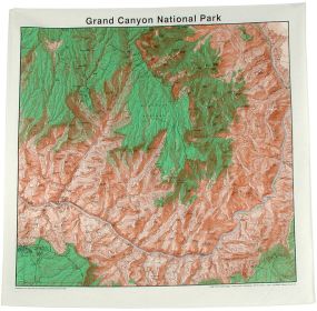 GRAND CANYON NAT PARK TOPO BAN