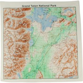 GRAND TETONS TOPO BANDANA