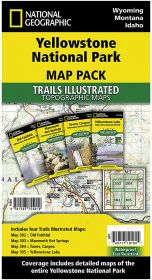 YELLOWSTONE NP MAP PACK BUNDLE - WYOMING