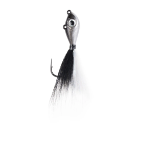 Muatad Big Eye Bucktail 1/4oz Black/Silver