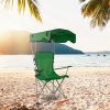 LakeForest Folding Canopy Lawn Chair, Green