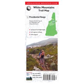 AMC MAP PRESIDENTAL RANGE - APPALACHIAN MTN. CLUB