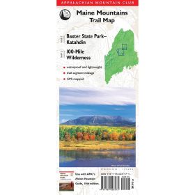 AMC 100 MILE WILDERNESS MAP - APPALACHIAN MTN. CLUB