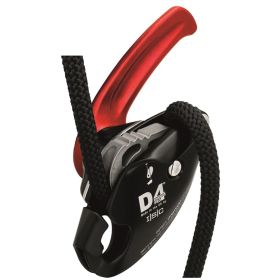 D4 PRO DESCENDER BLACK/RED - CE, EN, NFPA