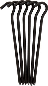 ALUM HOOKED TENT PEG 7" 6PK