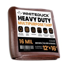 12x16 Polytarp, Brown
