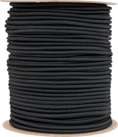 SHOCK CORD 1/4" X 500' BLACK - NYLON