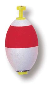 Betts Snap On Weighted Oval 1.50in 50ct Red/White