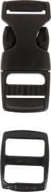 SR BUCKLE/SLIDER 5/8"