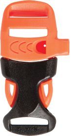 WHISTLE BUCKLE 3/4" ORANGE