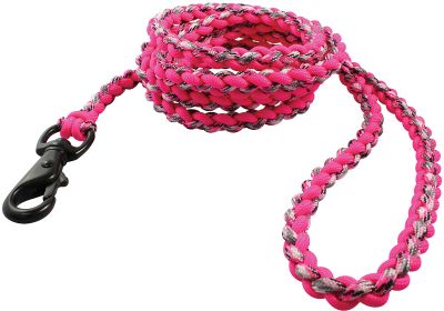SURVIVAL DOG LEAD 6FT CAMO/PNK