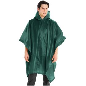 RAIN PONCHO GREEN