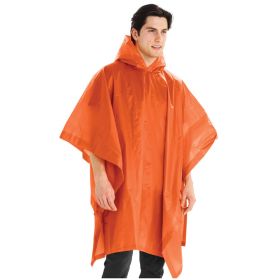 RAIN PONCHO ORANGE