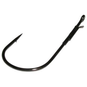 Gamakatsu Heavy Cover Worm Hook Black Size 5/0 4ct