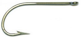 Mustad O'Shaughnessy Hook Stainless 100ct Size 1/0