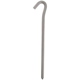 ALUM HOOKED TENT PEG 7" BULK