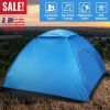 iMountek 4 Person Pop Up Camping Tent, Instant Setup, Blue