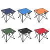 LakeForest Folding Camping Table with Cup Holders, Blue