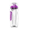 iMountek Fruit Infuser Water Bottle, 32 oz, Purple
