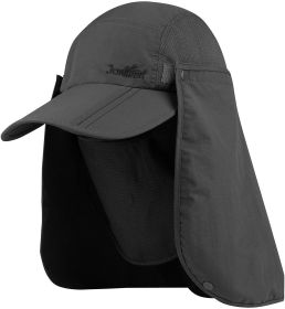 UV FOLDING BILL CAP CHARCOAL