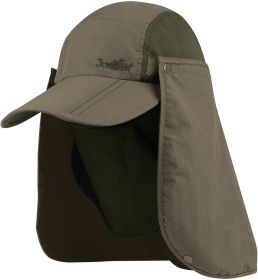 UV FOLDING BILL CAP OLIVE
