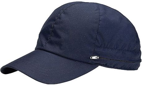MICROFIBER CAP W/FLAP NAVY OSF