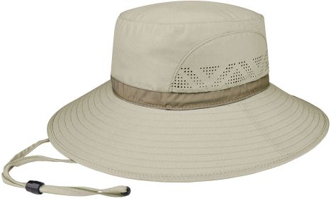 SUNSET HAT W/ ADJUST CRD BEIGE