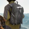 iNova 36L Outdoor Daypack, Waterproof Nylon, Black