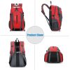 iNova 36L Outdoor Daypack, Waterproof Nylon, Red