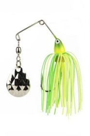 Strike King Mini-King Spinnerbait Chartreuse Lime Head & Skirt