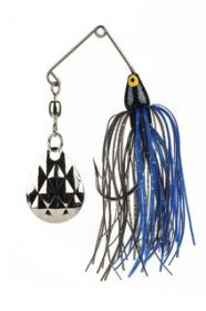 Strike King Mini-King Spinnerbait Black Blue HeadBlack Blue Skirt