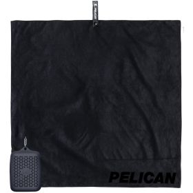 MULTI USE TOWEL W/ CASE BLACK