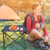 LakeForest Folding Camping Tables, Set of 2, Navy Blue