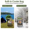 LakeForest Folding Fishing Chair, Backrest and Cooler Bag