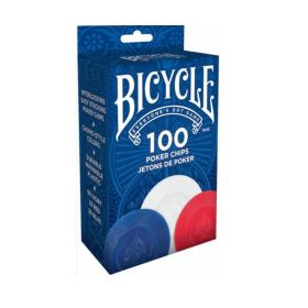 POKER CHIPS, PLASTIC 100 COUNT