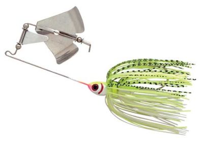 Booyah Buzz Bait 1/4oz White/Chartreuse Shad