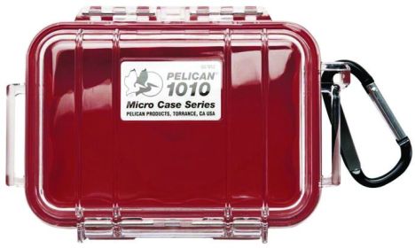 MICRO CASE 1010 RED/CLEAR