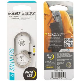SLIDELOCK #3 DUAL BINER-SS