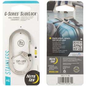 SLIDELOCK #4 DUAL BINER-SS