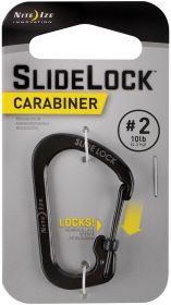 CARABINER SLIDELOCK #2 BLACK