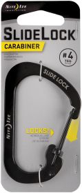 CARABINER SLIDELOCK #4 BLACK