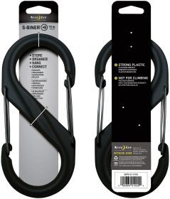 S-BINER PLASTIC #8 BLACK