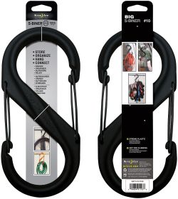 S-BINER PLASTIC #10 BLACK